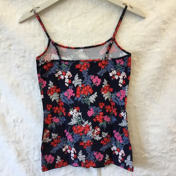 LOFT Blue & Red Floral Scoop Neck Cami - Picture 8 of 12
